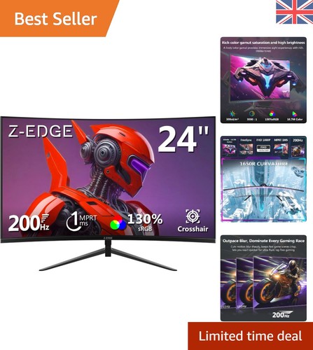 Fhd curved gaming monitor - 24'',