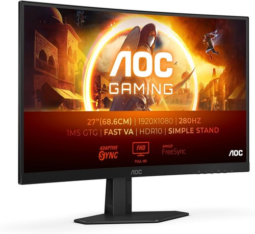 Aoc c27g4zxed curved - aoc, 27"