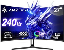 Amzfast 27" Curved Gaming