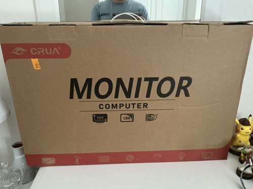 Crua curved white gaming - 27”,