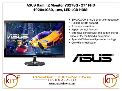 Asus gaming monitor vs278q - gaming,
