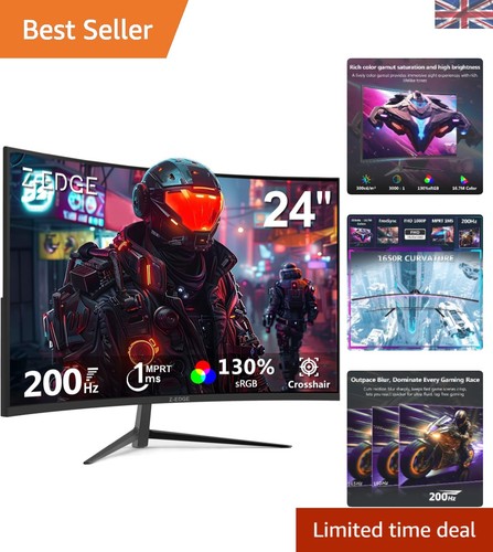 Inch curved gaming monitor - 24-inch,