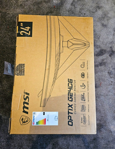 Msi optix g24c6 6in - optix, curved